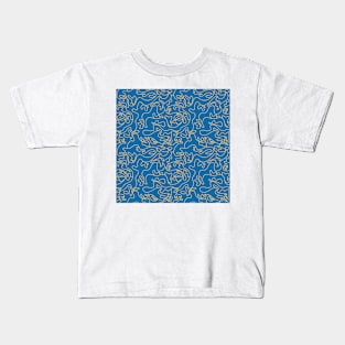 Abstract line art Kids T-Shirt